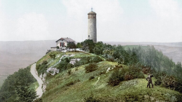 Jena's "Fuchsturm" (Fox Tower) around 1900